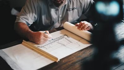 Professional conservatory specialist at work in the UK