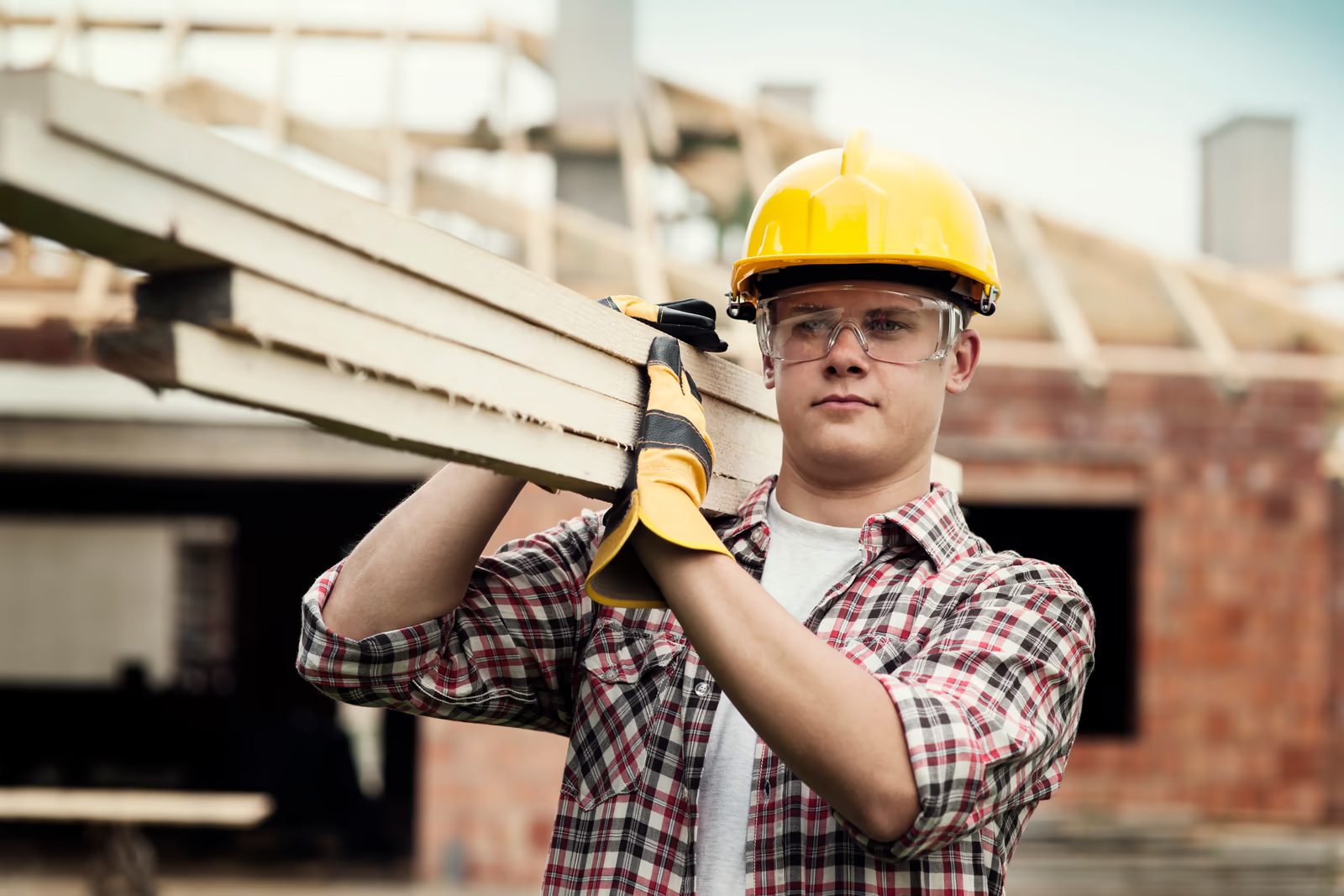 Tradespeople at work in Barnsley